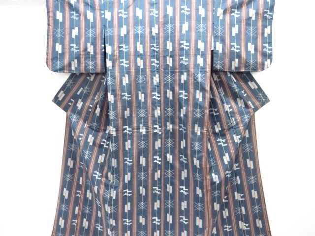 Japanese Kimono / Tsumugi Omeshi Silk